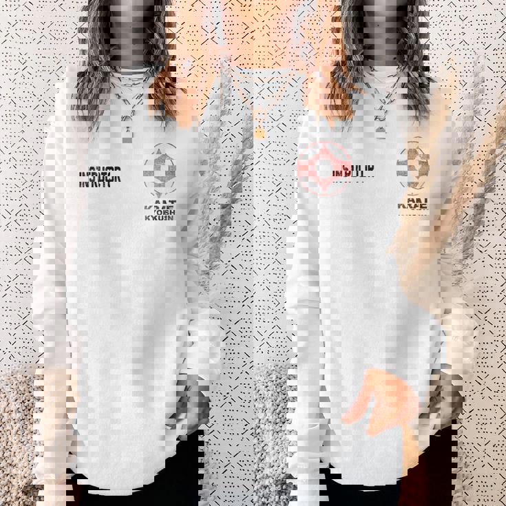 極真空手のシンボル極真会道場稽古 Gokushin Karate Nohinboru Gokushin Kai スウェットシャツ 彼女への贈り物