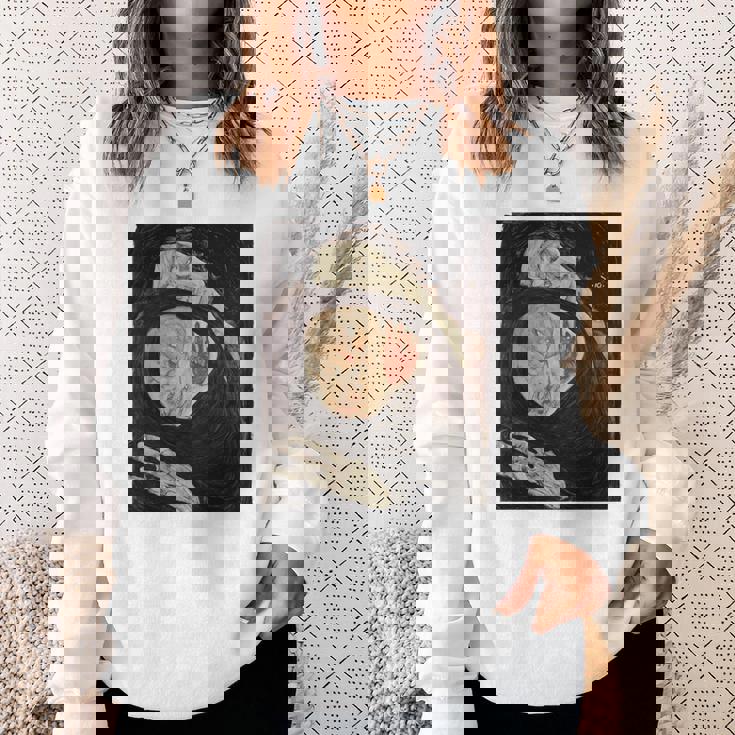 死んだ母 エゴン・シーレ作 1910 長袖tシャツ スウェットシャツ 彼女への贈り物