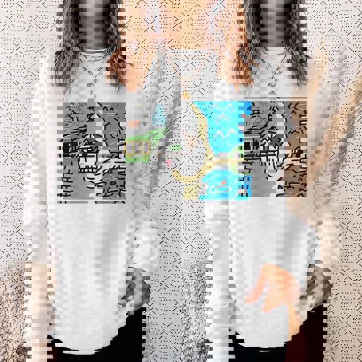 江ノ島・鎌倉の思い出 2025年リニューアルバージョン スウェットシャツ 彼女への贈り物