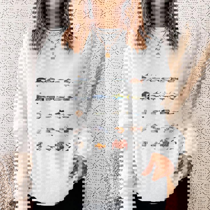 海鮮 ネタ 面白いtシャツ おもしろ 食べ物 文字入り メンズ 面白い 服 オリジナル グッズ 文字tシャツ プレゼント 長袖tシャツ スウェットシャツ 彼女への贈り物