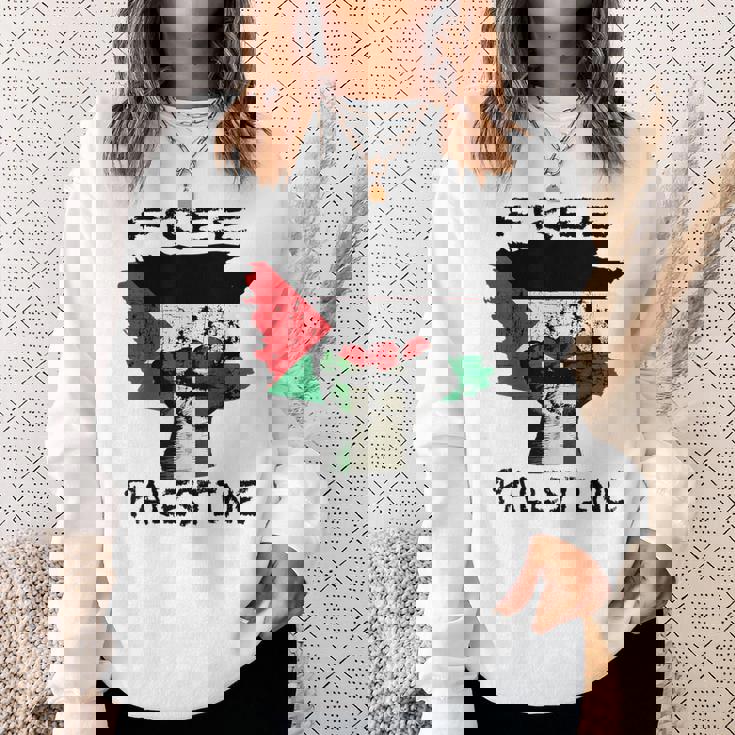無料のパレスチナ服 スウェットシャツ 彼女への贈り物