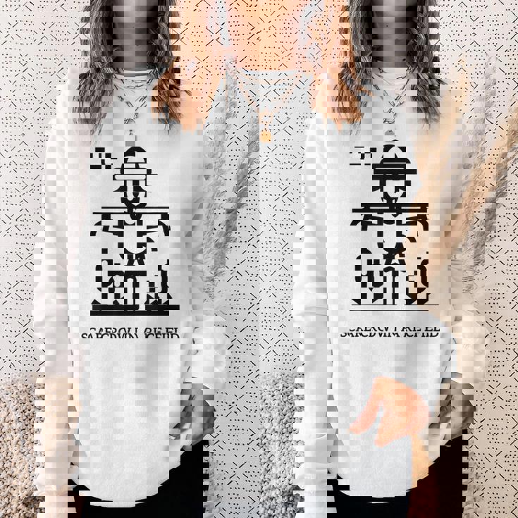 田んぼのかかし スウェットシャツ 彼女への贈り物