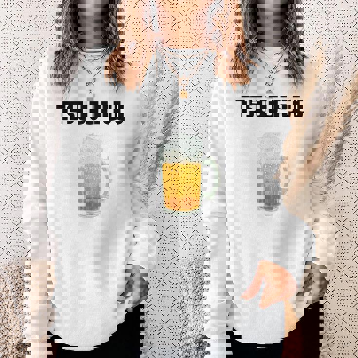 痛風 ビール 自虐 デブ ウケる ギフト ロゴ 面白 ジョーク おもしろ ネタ オリジナル 白 スウェットシャツ 彼女への贈り物