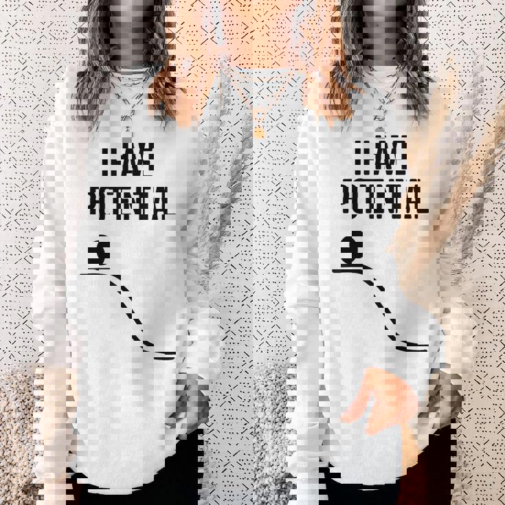 私には潜在的なエネルギーがある面白い物理学 スウェットシャツ 彼女への贈り物