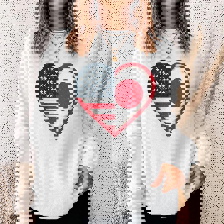 米国 アメリカ 日本 ハートフラッグ 二重国籍。 スウェットシャツ 彼女への贈り物