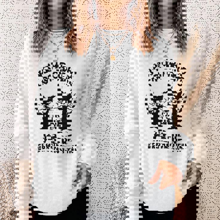 結婚10周年記念日 結婚10年目 いい猫 面白い スウェットシャツ 彼女への贈り物