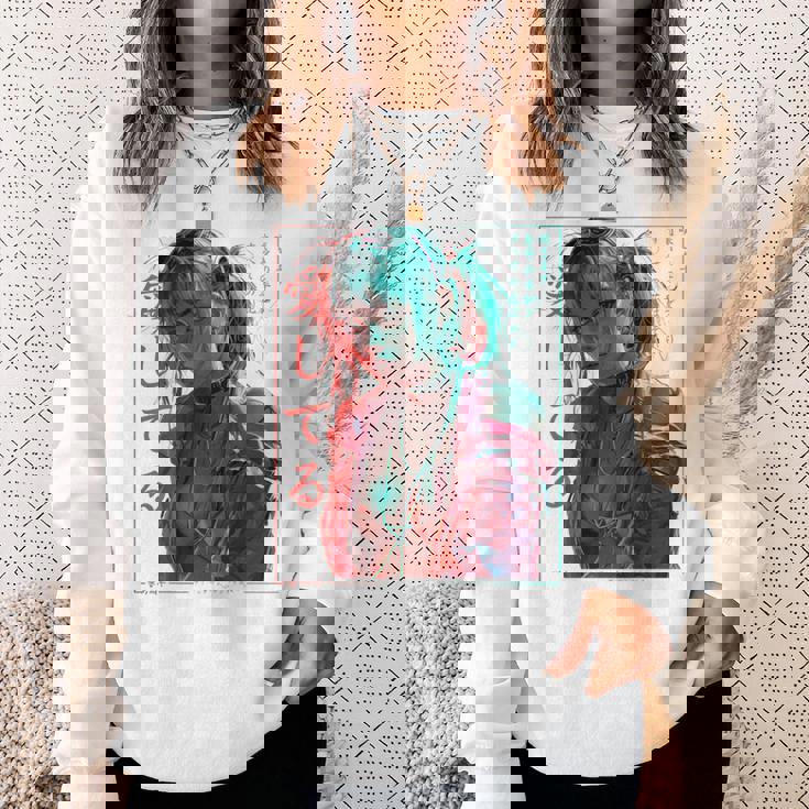 美的テックウェアi ギャングスタ・アニメ 長袖tシャツ スウェットシャツ 彼女への贈り物