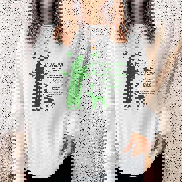 聖フランシスコ スウェットシャツ 彼女への贈り物