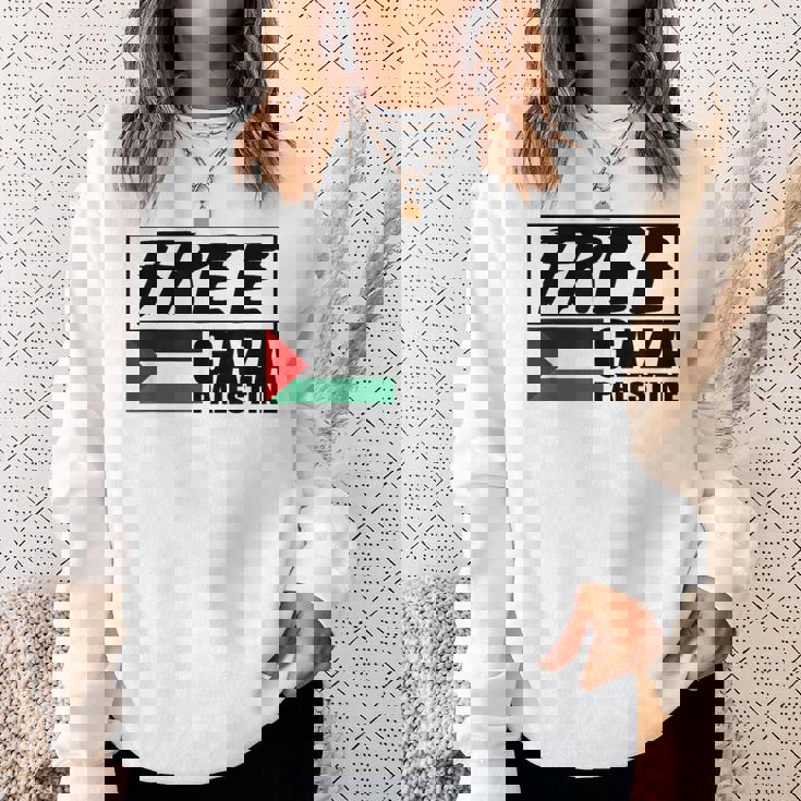 自由ガザ パレスチナ パレスチナ 国旗 自由パレスチナ ガザ スウェットシャツ 彼女への贈り物