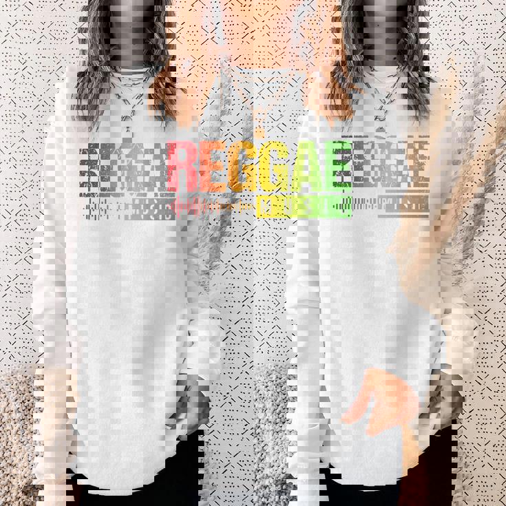 良いラスタファリ音楽の雰囲気、ラスタジャマイカ、レゲエ スウェットシャツ 彼女への贈り物