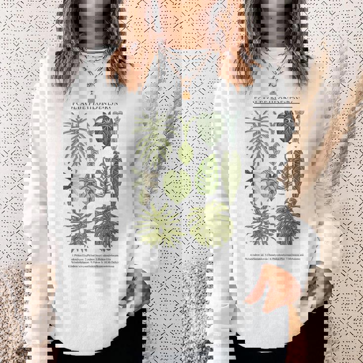 葉 フィロデンドロン サトイモ 植物 恋人 ギフト アンスリウム スウェットシャツ 彼女への贈り物