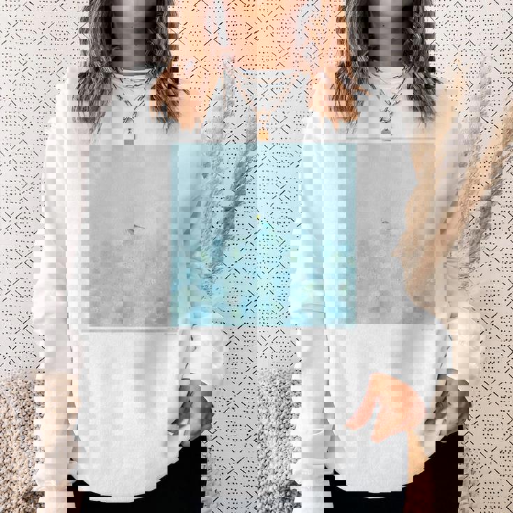 詩とメルヘン 葉祥明 おなかの赤ちゃんとお話ししようよ スウェットシャツ 彼女への贈り物