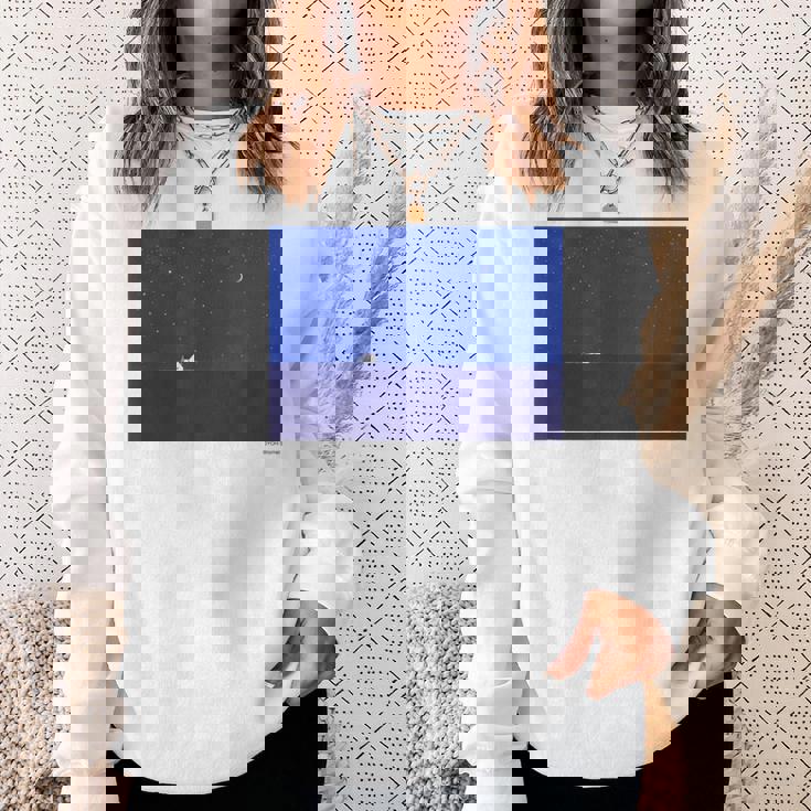 詩とメルヘン 葉祥明 真夜中 スウェットシャツ 彼女への贈り物