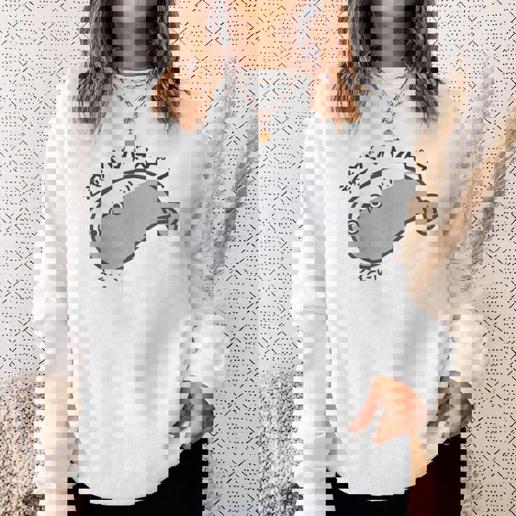 逆さバンバスピス サカバンバスピース サカバンバスピス ギャグ ダジャレ お笑い好き 古代魚 ネタ お笑い おもしろ ネ スウェットシャツ 彼女への贈り物