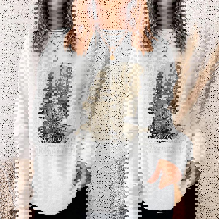 連帯を呼ぶ時 我々はaunganuu Kyiと共に 長袖tシャツ スウェットシャツ 彼女への贈り物