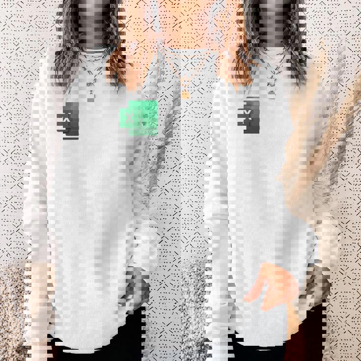 面白いスプレッドシート、フリーク、会計士 長袖tシャツ スウェットシャツ 彼女への贈り物