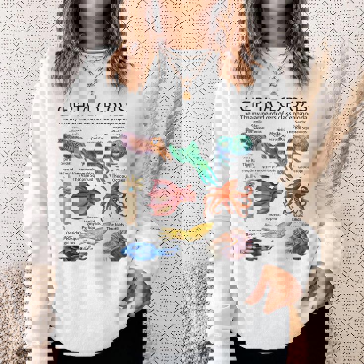 頭足類 スウェットシャツ 彼女への贈り物