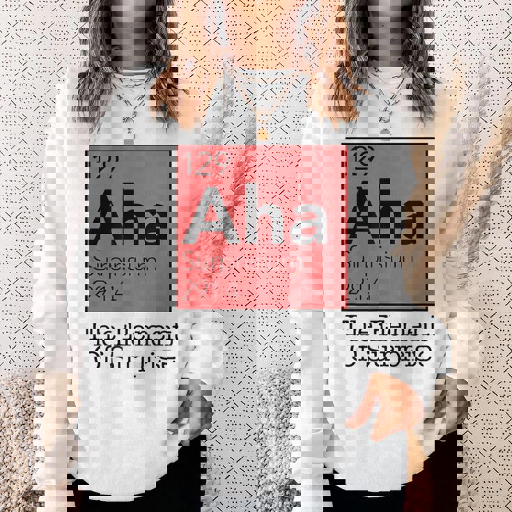 驚きの元素 周期表 129 アハ サプライズ スウェットシャツ 彼女への贈り物