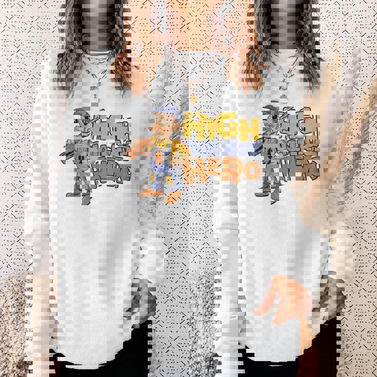 高圧ヒーロー 電子技術者 電気技師 スウェットシャツ 彼女への贈り物