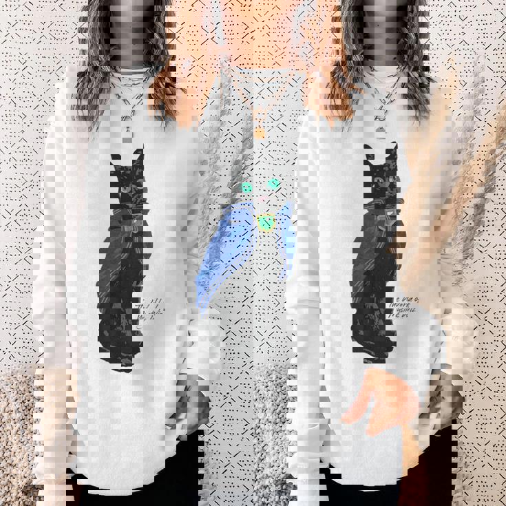 黒猫のウィズ 黒猫 スウェットシャツ 彼女への贈り物