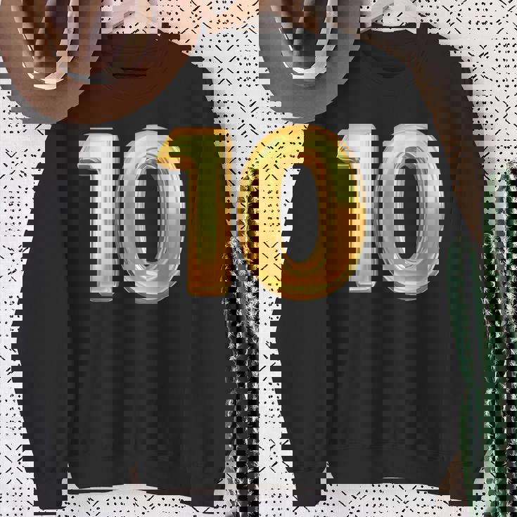 10周年記念 10Th 結婚10周年記念 スウェットシャツ 年配の女性への贈り物