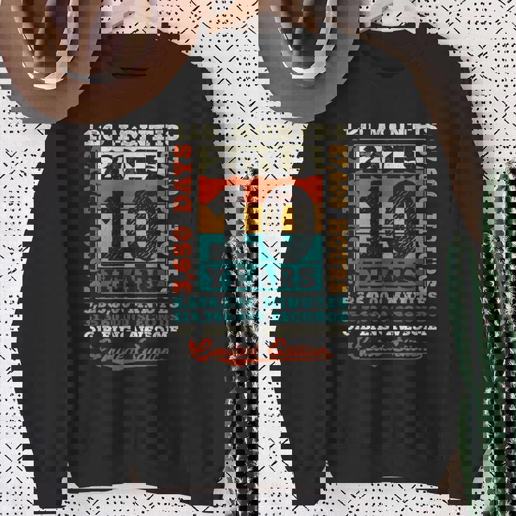 10歳の誕生日 10歳 120ヶ月 すごい生まれ 2015 スウェットシャツ 年配の女性への贈り物