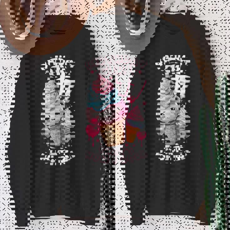 17歳の誕生日ガール 17年目 アイスクリーム 背番号17 スウェットシャツ 年配の女性への贈り物