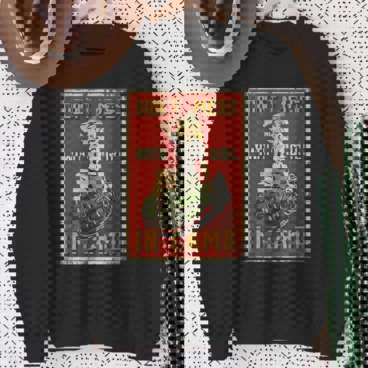 1940年代 ポップアート ブロンド ピンナップガール スウェットシャツ 年配の女性への贈り物