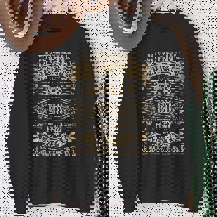 1960年5月 65歳 誕生日プレゼント 男性用 65歳の誕生日 スウェットシャツ 年配の女性への贈り物