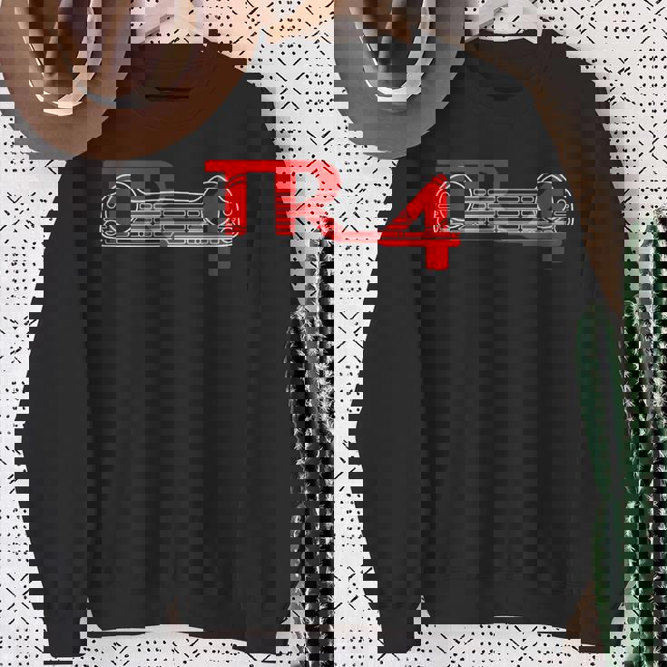 1960年代トライアンフ Tr4クラシック英国カーグリルとエンブレム。 スウェットシャツ 年配の女性への贈り物