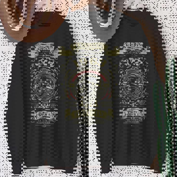 1963年 還暦 バイカー バイク レジェンド 誕生 スウェットシャツ 年配の女性への贈り物