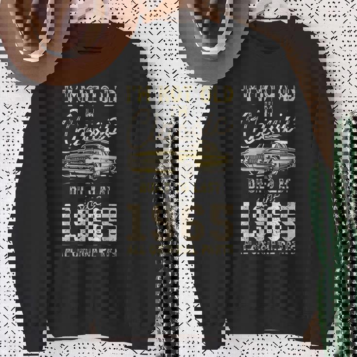 1965年生まれ、60歳の誕生日、クラシックカー スウェットシャツ 年配の女性への贈り物