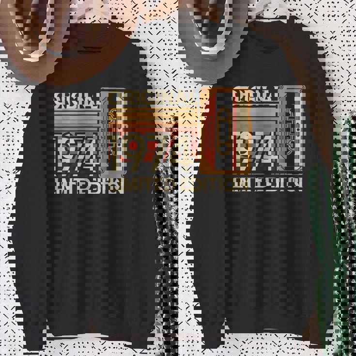 1974 誕生日 カセットテープ ヴィンテージ レトロ 1974 スウェットシャツ 年配の女性への贈り物