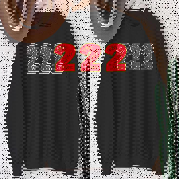 222 エンジェルナンバー Right Place Right Time スウェットシャツ 年配の女性への贈り物