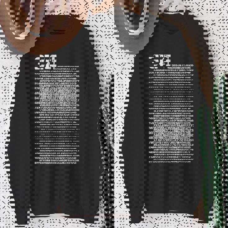 314 円周率の日 数学 非合理数 円周率 スウェットシャツ 年配の女性への贈り物