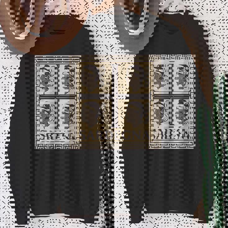 4 森 サルデーニャ 旗 サルデーニャ ギフト ローマ風 スウェットシャツ 年配の女性への贈り物