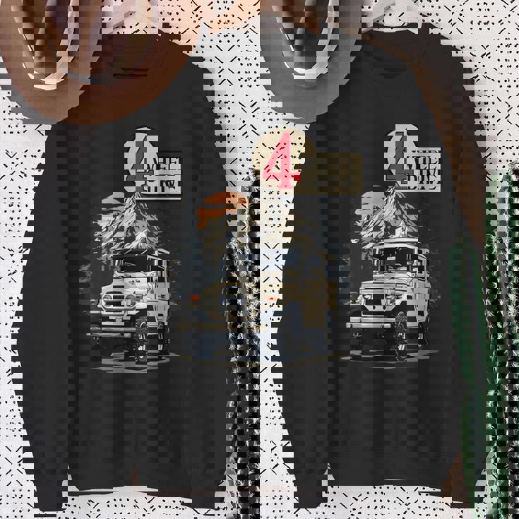 40系 クルーザー マウンテン オフロード 4輪駆動 四駆 Fj スウェットシャツ 年配の女性への贈り物