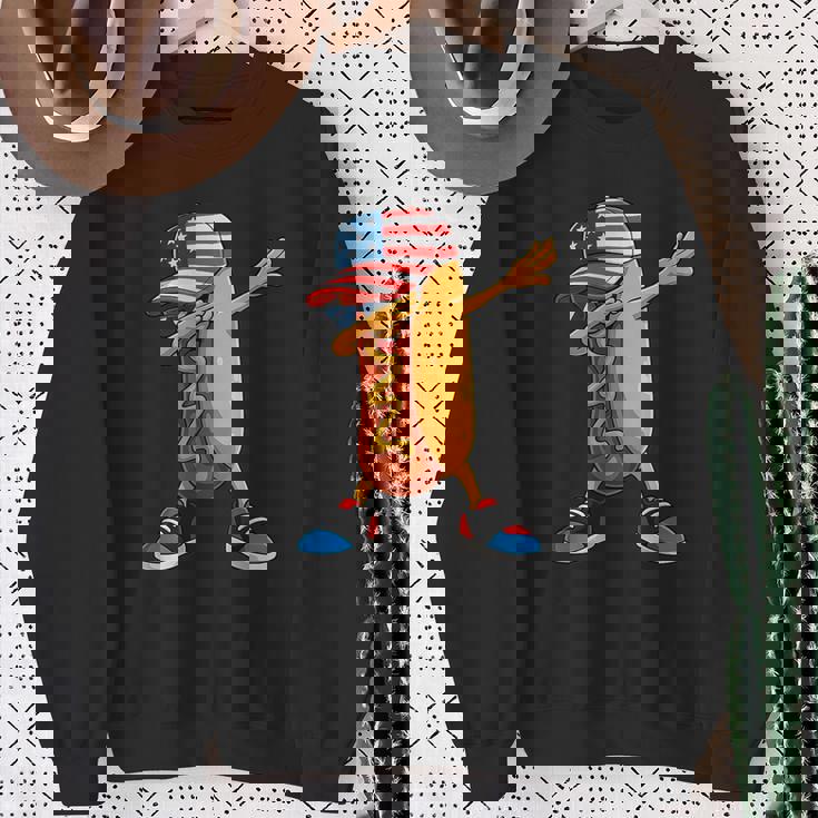 4Th Of July ホットドッグ 面白い 4Th Of July キッズ 男の子 スウェットシャツ 年配の女性への贈り物