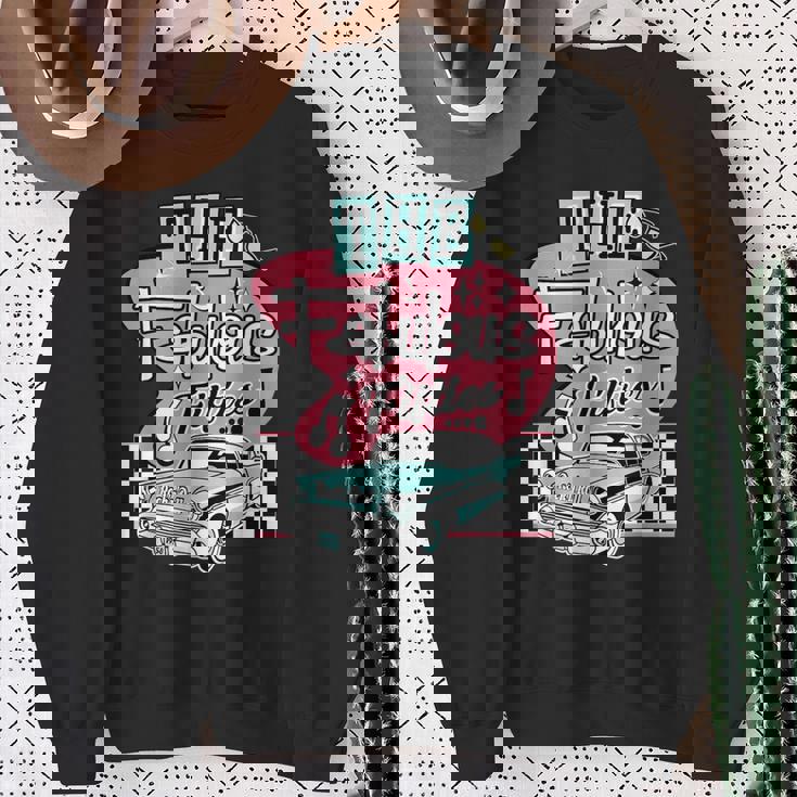 50年代ロカビリーヴィンテージ 1950年代服 レディース メンズ ソックス ホップ スウェットシャツ 年配の女性への贈り物