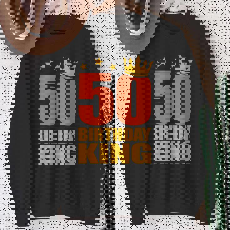 50歳の誕生日 王様 五十五十歳 スウェットシャツ 年配の女性への贈り物