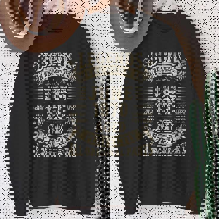 55歳の男性への誕生日プレゼント 55歳 誕生日 1970年6月 スウェットシャツ 年配の女性への贈り物