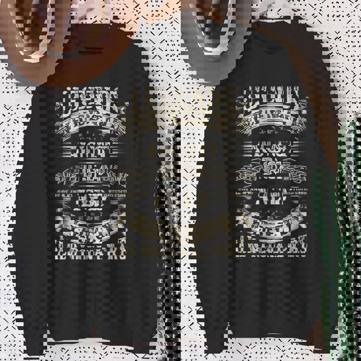 60歳の誕生日プレゼント 男性用 1964年8月 60歳の誕生日 スウェットシャツ 年配の女性への贈り物