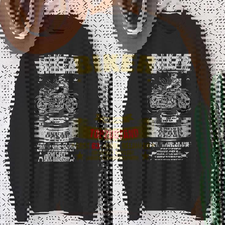 メンズ 63歳の誕生日 男性 バイカー オートバイ レジェンド ギフトアイデア スウェットシャツ 年配の女性への贈り物