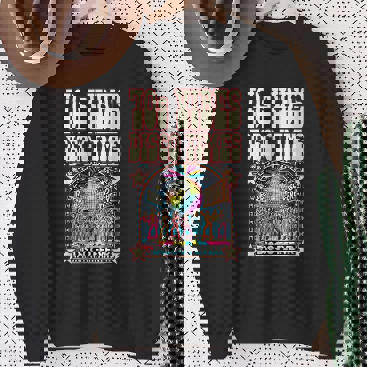 70Sibes Disco Times 揺れる70年代スタイル ディスコダンスクラブ スウェットシャツ 年配の女性への贈り物