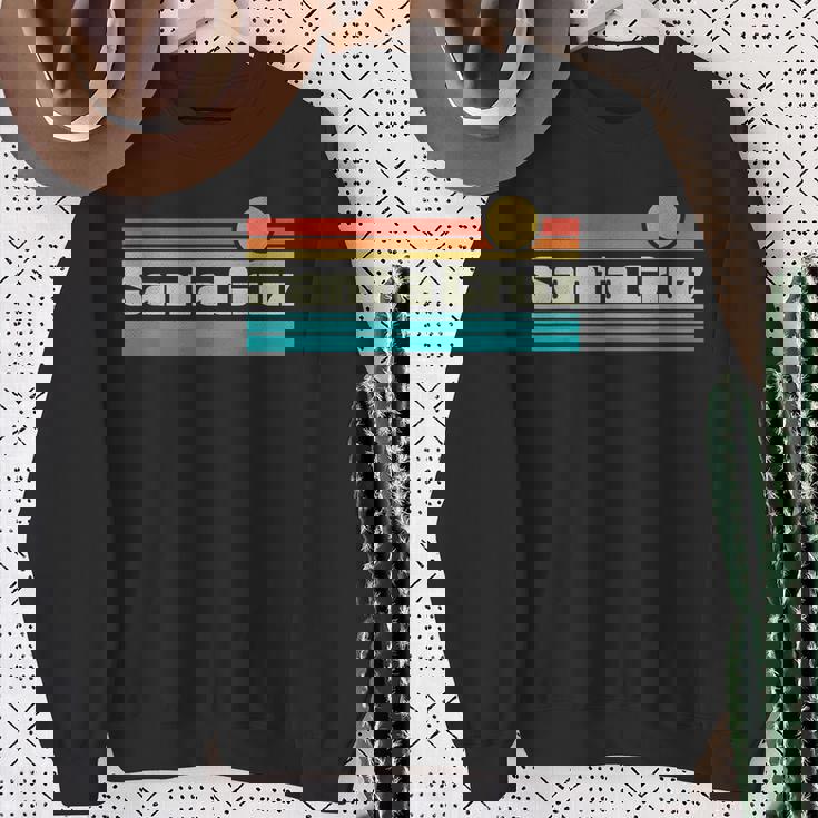 70年代80年代カリフォルニアcaレトロサンセットシティサンタクルーズ スウェットシャツ 年配の女性への贈り物