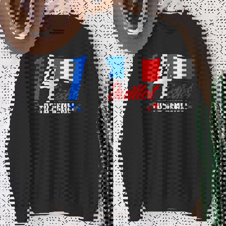 7月14日 全国共和党 フランス トリコロール スウェットシャツ 年配の女性への贈り物