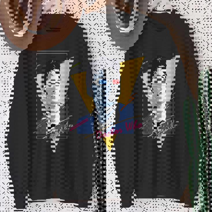 80年代テナントレトロタイムトラベラーsfファン。 スウェットシャツ 年配の女性への贈り物