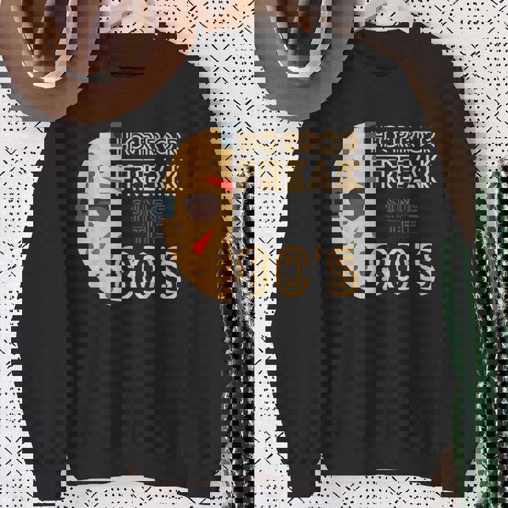 80年代以降のホラーフリーク、80年代スラッシャー映画 スウェットシャツ 年配の女性への贈り物