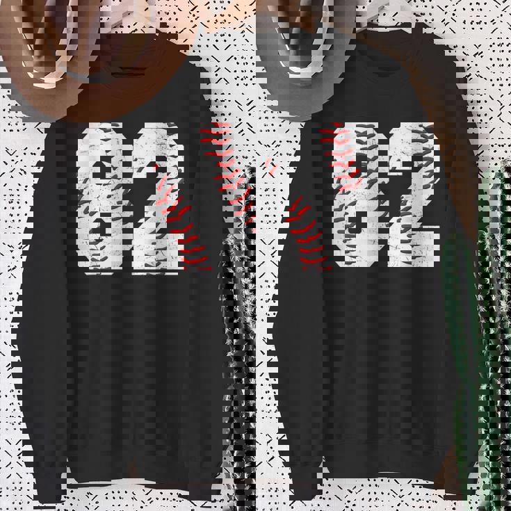 82 誕生日 野球 テーマ 誕生日 パーティー お祝い 82歳 スウェットシャツ 年配の女性への贈り物