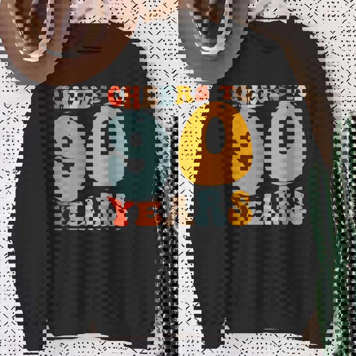 90歳 誕生日 パーティー お祝い 乾杯 90歳 スウェットシャツ 年配の女性への贈り物